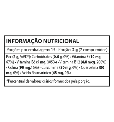 Tabela Nutricional