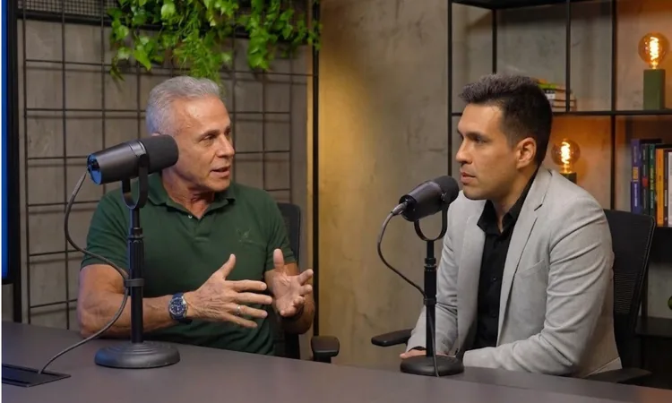 Oscar Magrini na entrevista