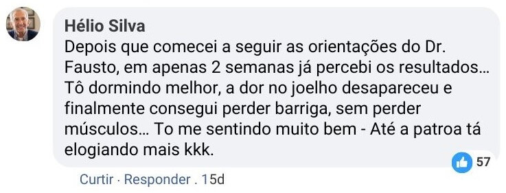 Comentário do Facebook