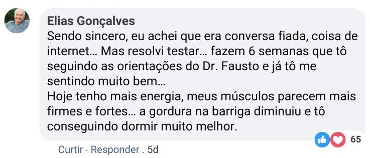 Comentário do Facebook