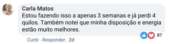 Comentário do Facebook